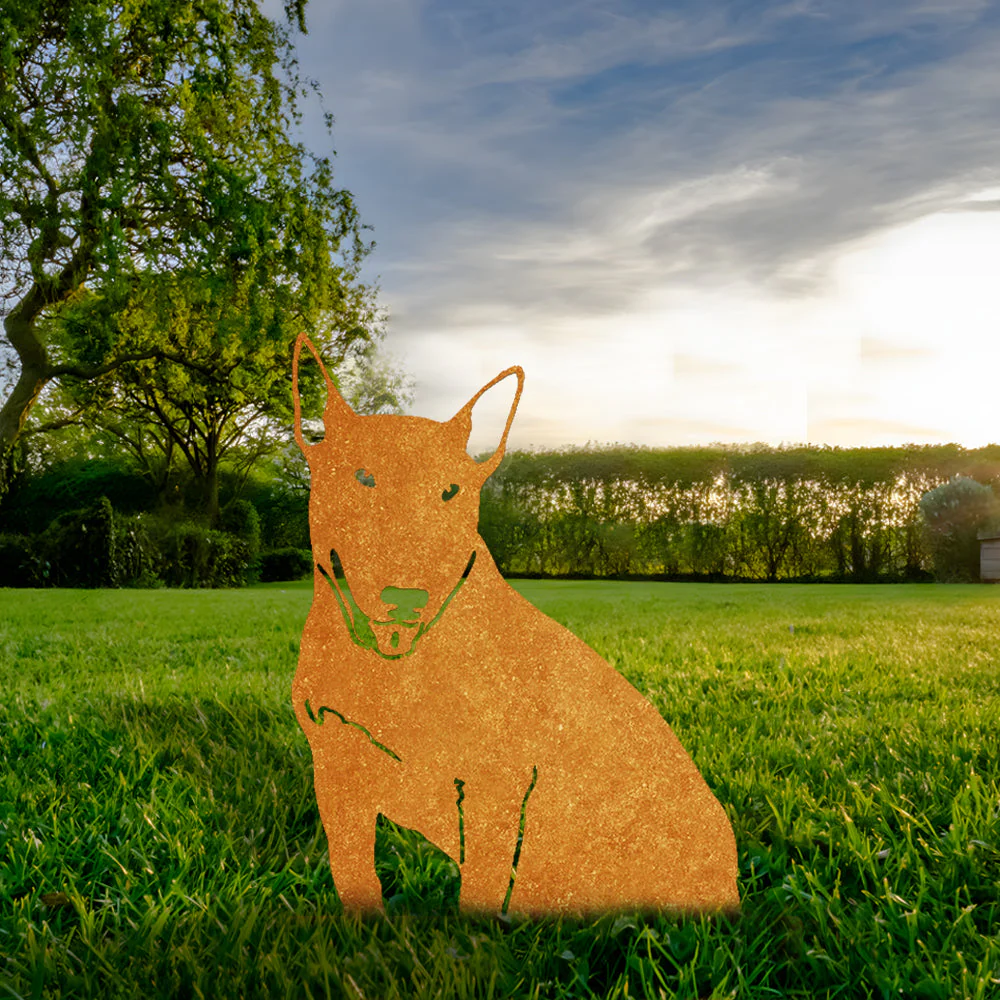 Bull Terrier Silhouette en Métal - Image 2