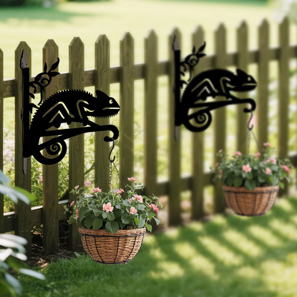 Caméléon Support de Plantes à Suspendre Métallique - Image 2