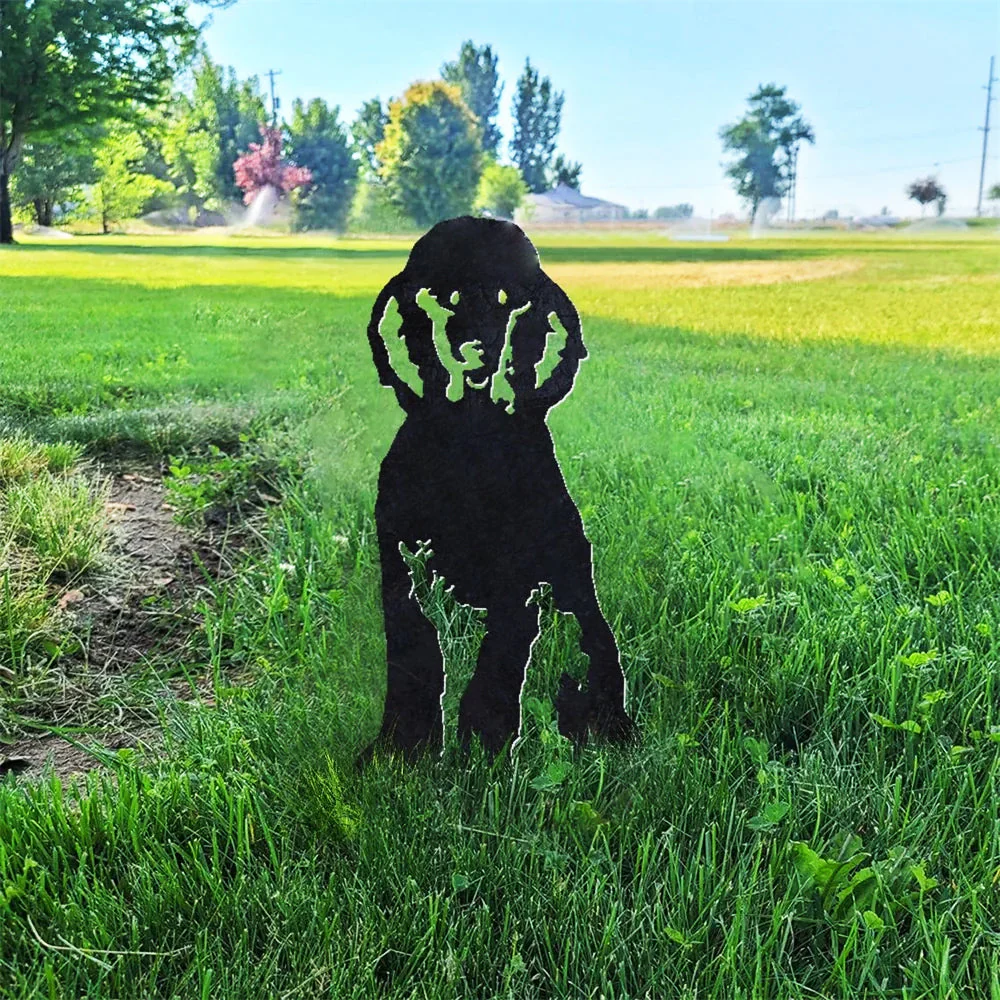 Caniche Silhouette en Métal