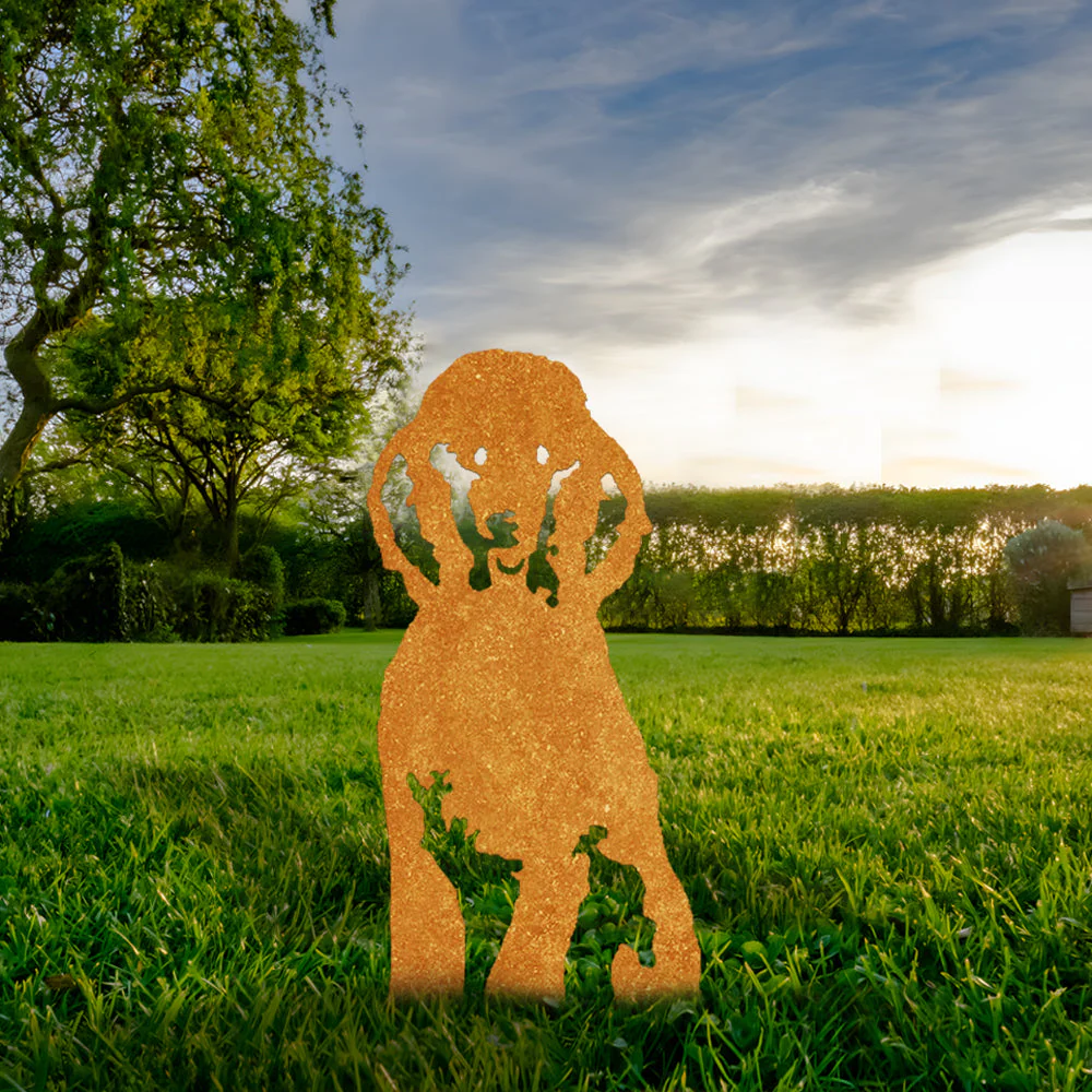Caniche Silhouette en Métal - Image 2