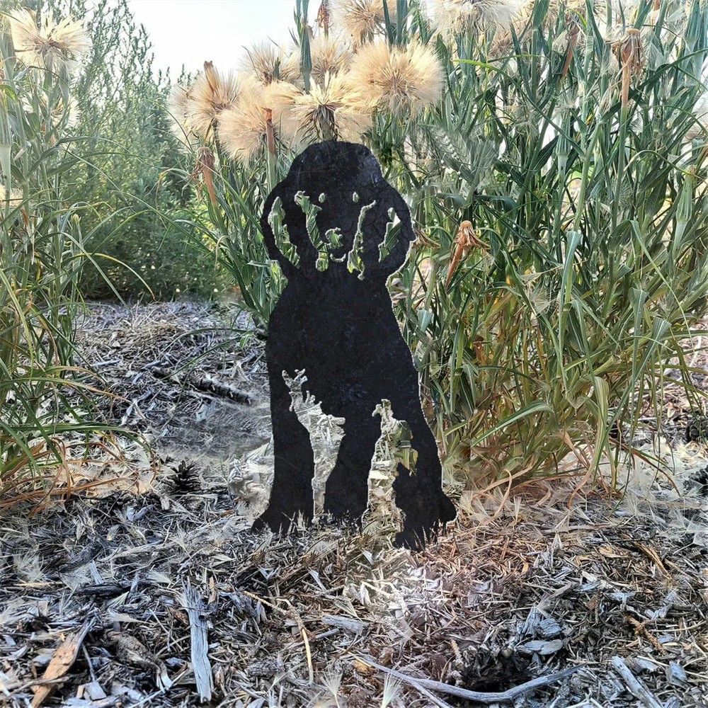 Caniche Silhouette en Métal - Image 3
