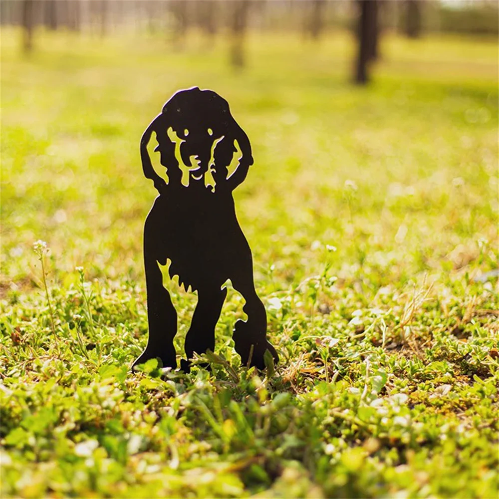 Caniche Silhouette en Métal - Image 4
