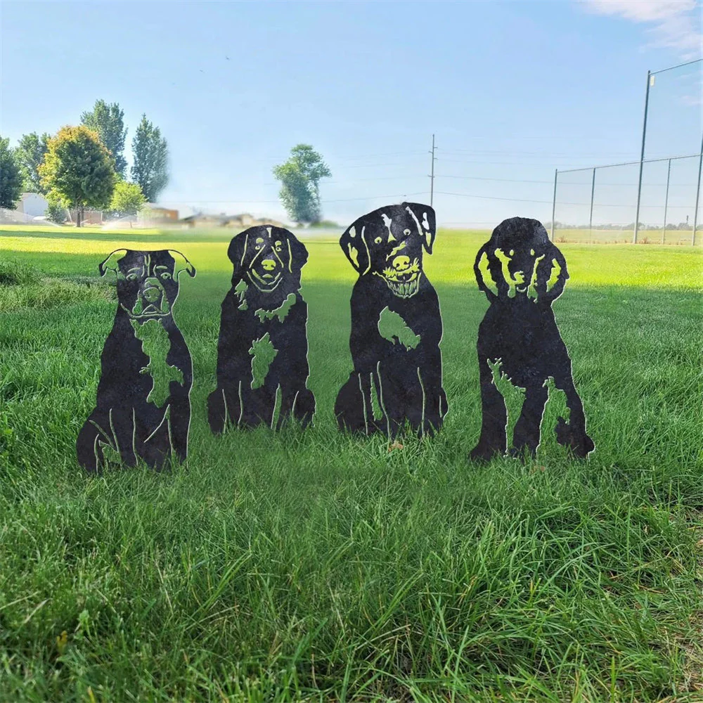 Caniche Silhouette en Métal - Image 6