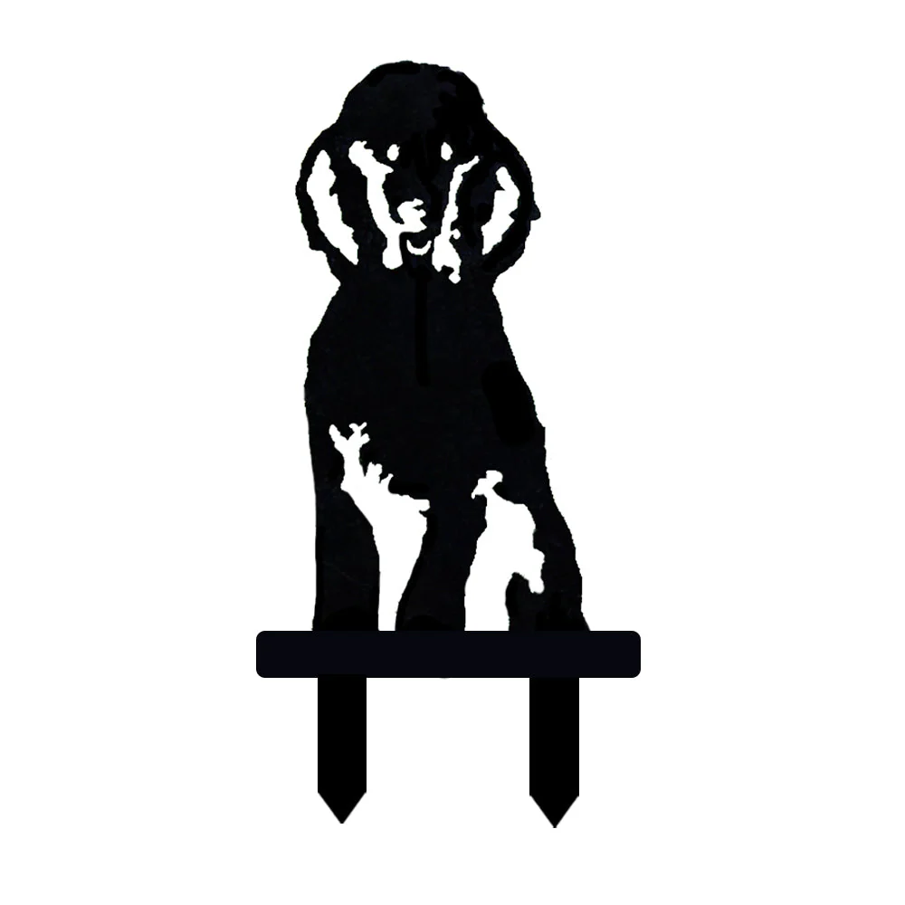 Caniche Silhouette en Métal - Image 8