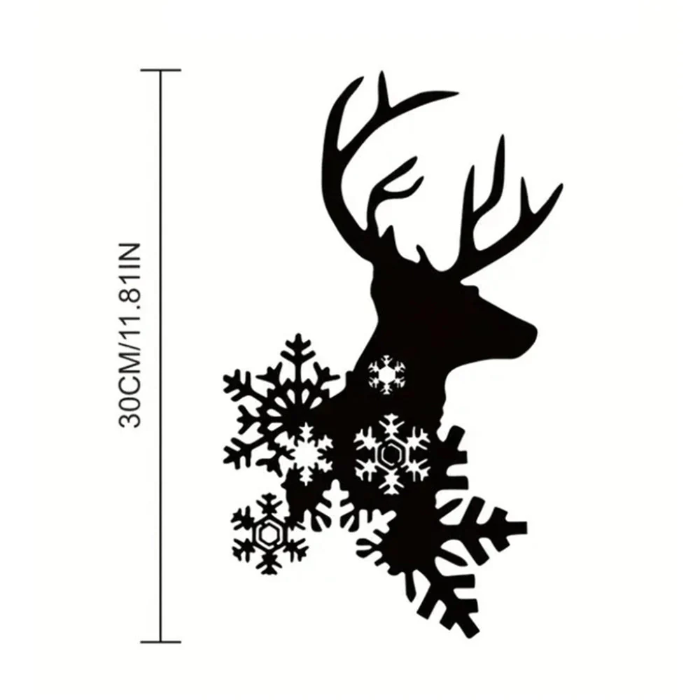 Cerf Métal Noël Art Décoratif Décor Mur - Image 9