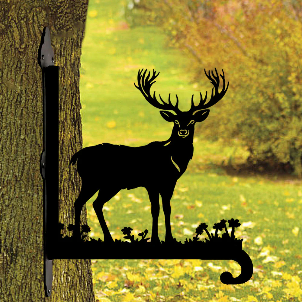 Cerf Support de Plantes à Suspendre Métallique - Image 3