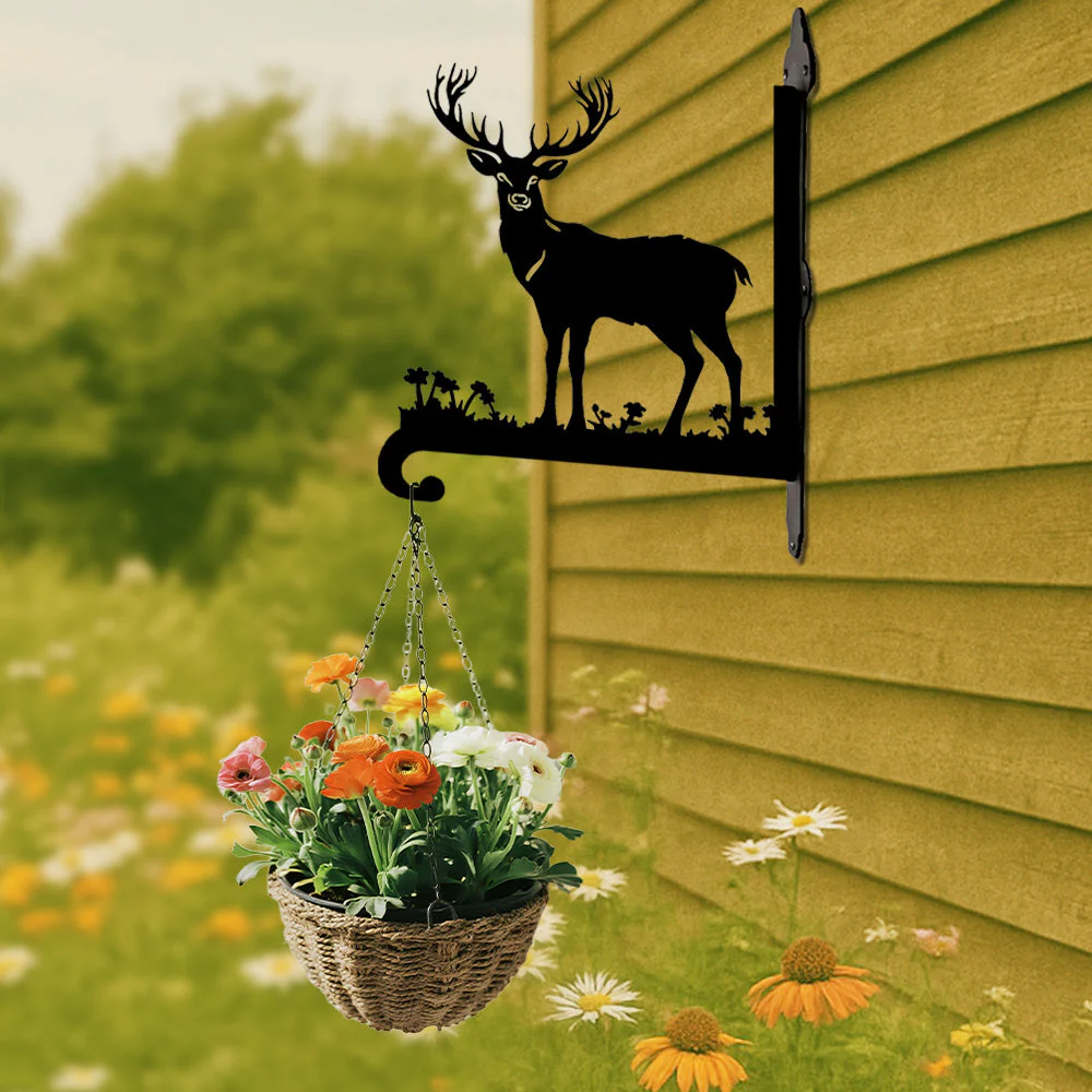 Cerf Support de Plantes à Suspendre Métallique - Image 6
