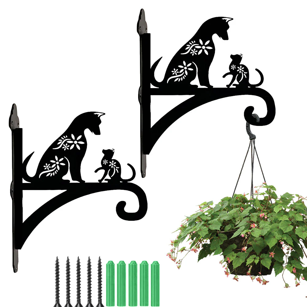 Chat Support de Plantes à Suspendre Métallique - Image 10