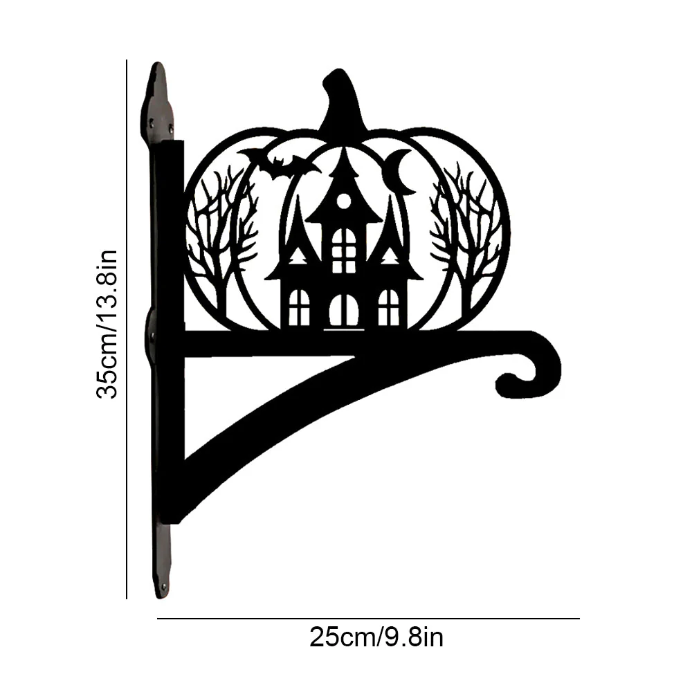 Château de Citrouille Support de Plantes à Suspendre Métallique - Image 10