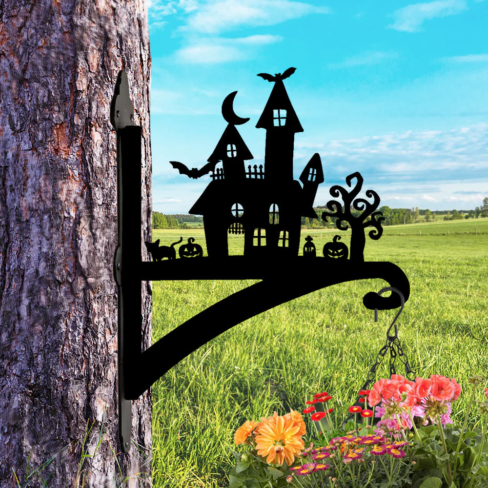 Château Hanté Support de Plantes à Suspendre Métallique - Image 3