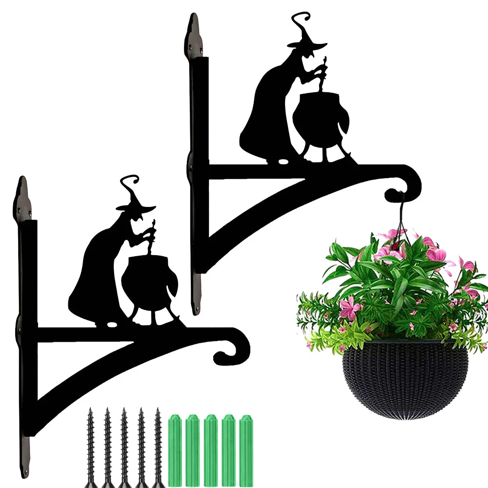 Chaudron de Sorcière Support de Plantes à Suspendre Métallique - Image 8