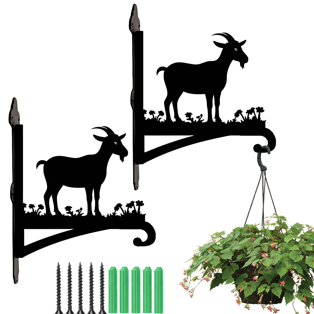Chèvre Support de Plantes à Suspendre Métallique - Image 8