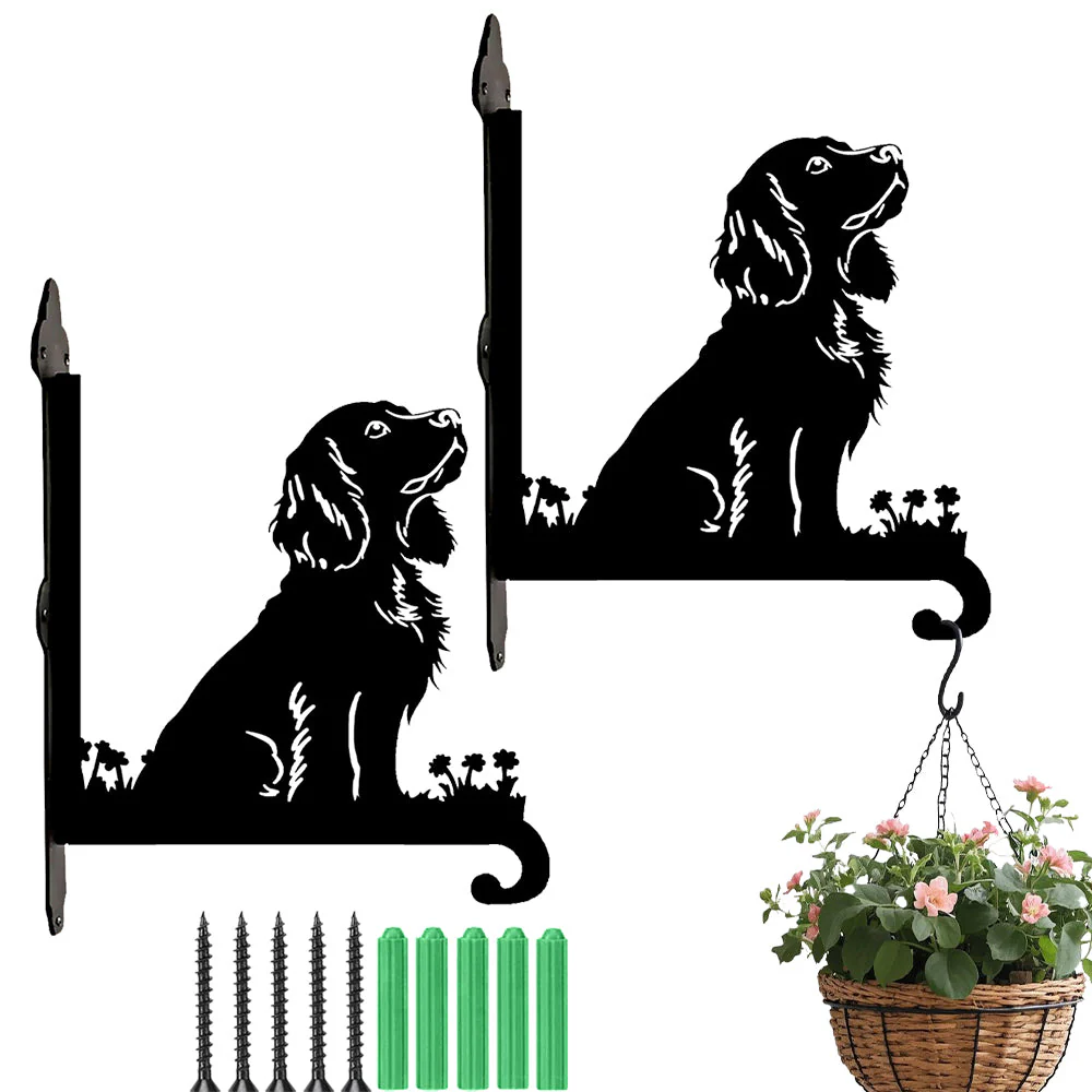 Chien Cocker Spaniel Support de Plantes à Suspendre Métallique - Image 8