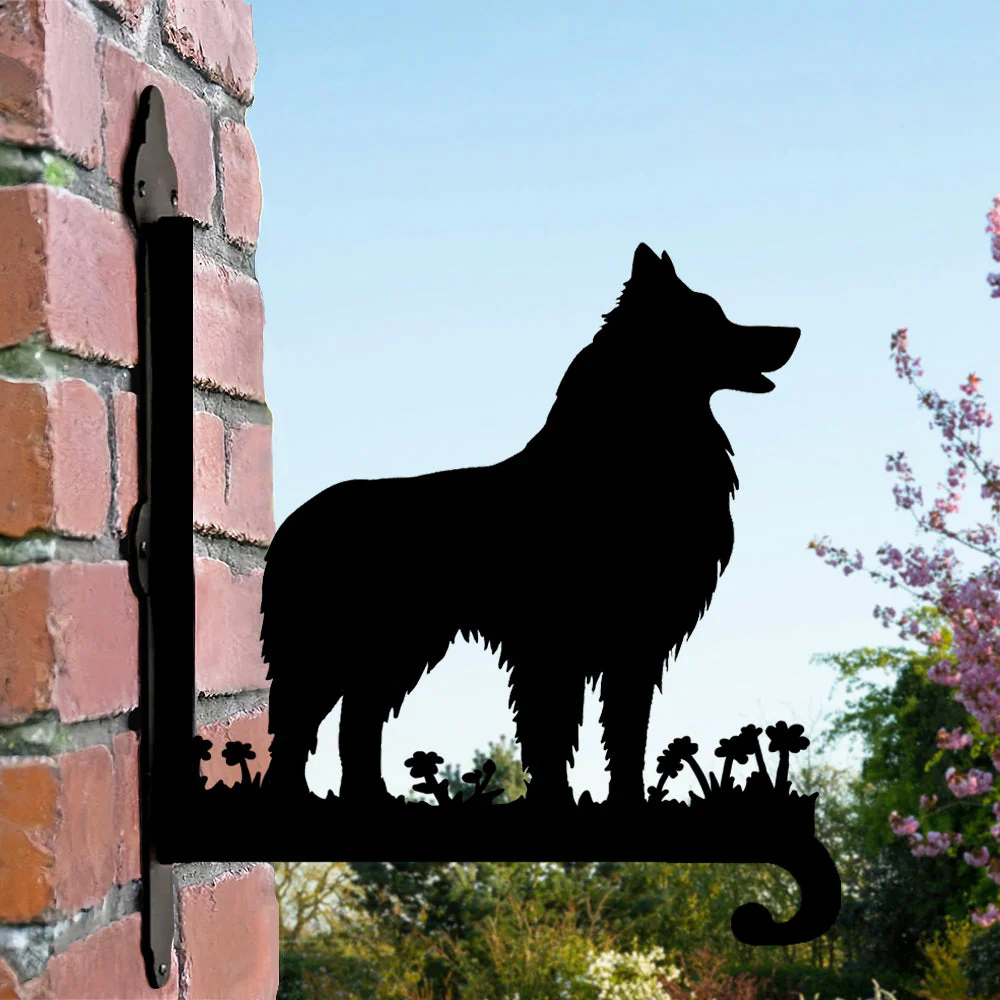 Chien Colley Support de Plantes à Suspendre Métallique