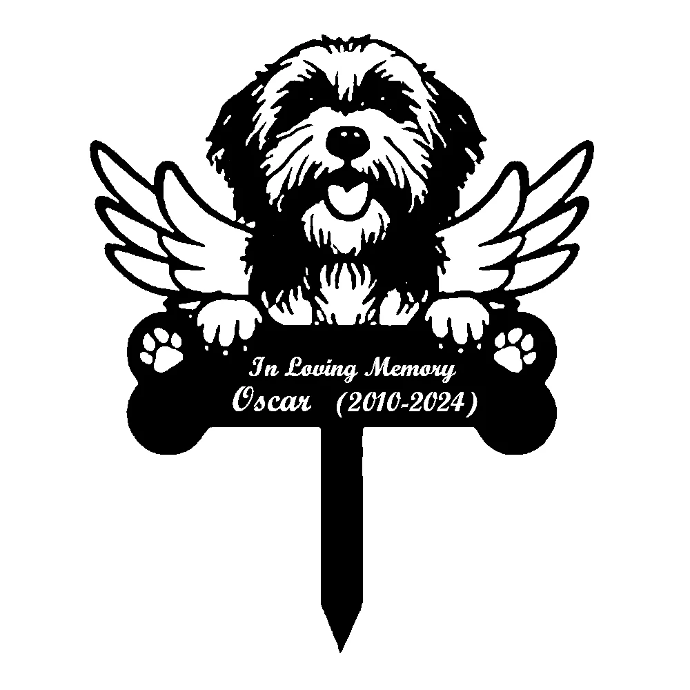 Chien Havanais Tuteur Commémoratif Personnalisé avec Ailes - Image 16