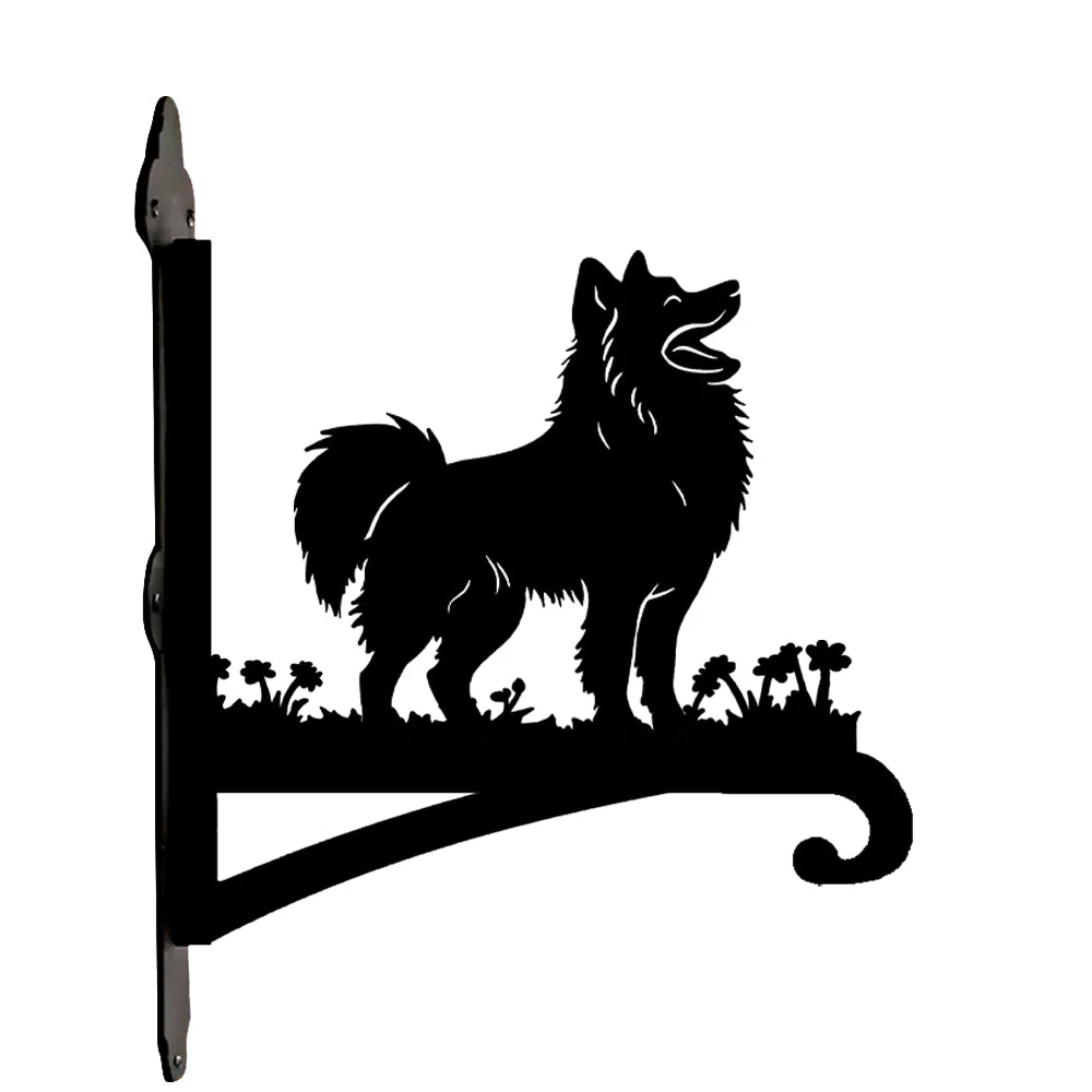 Chien Samoyède Support de Plantes à Suspendre Métallique - Image 9
