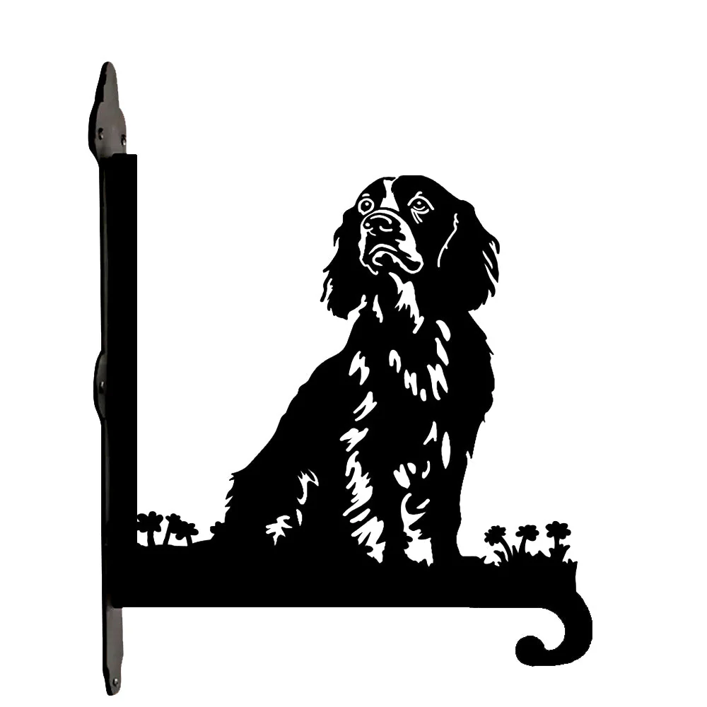 Chien Springer Spaniel Anglais Support de Plantes à Suspendre Métallique - Image 9