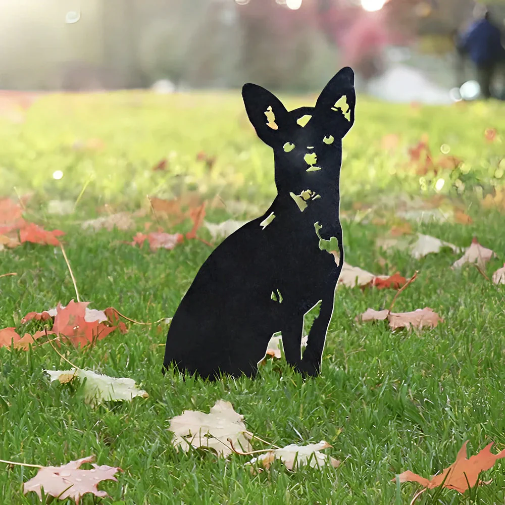 Chihuahua Silhouette en Métal - Image 3
