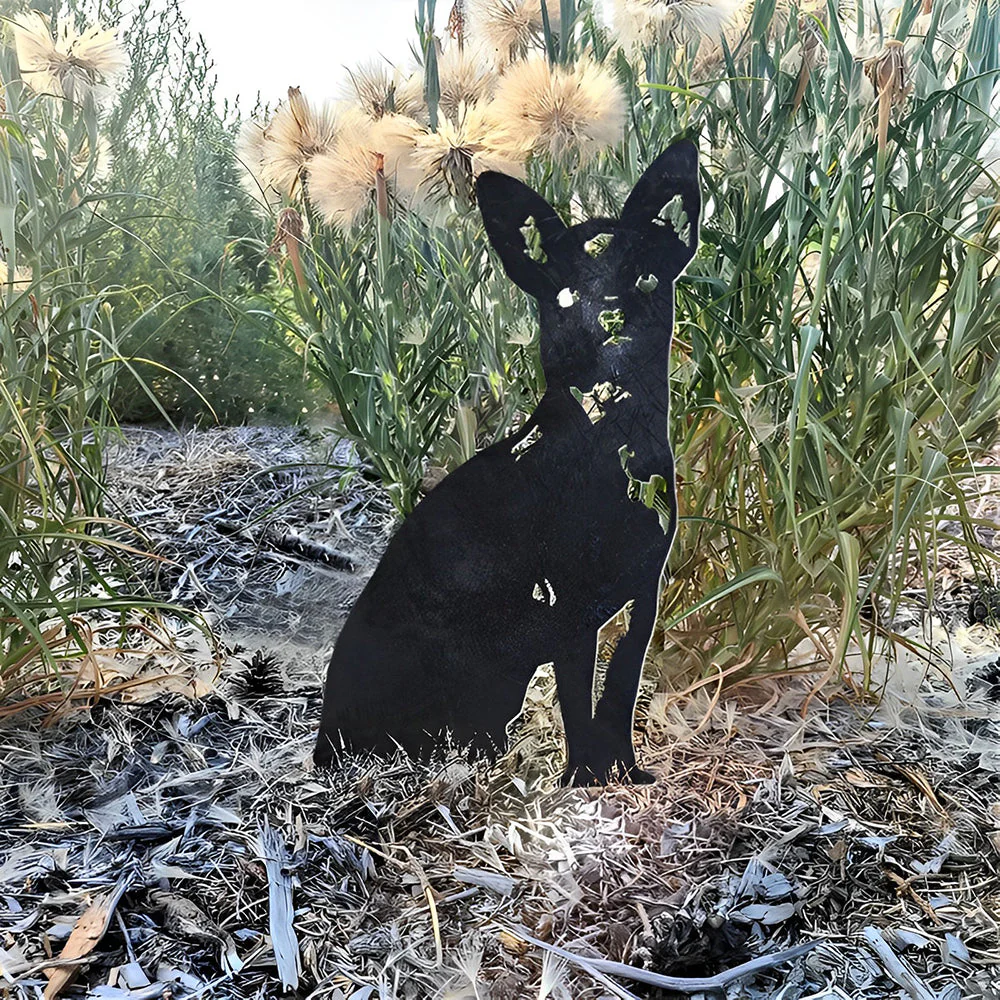 Chihuahua Silhouette en Métal - Image 4