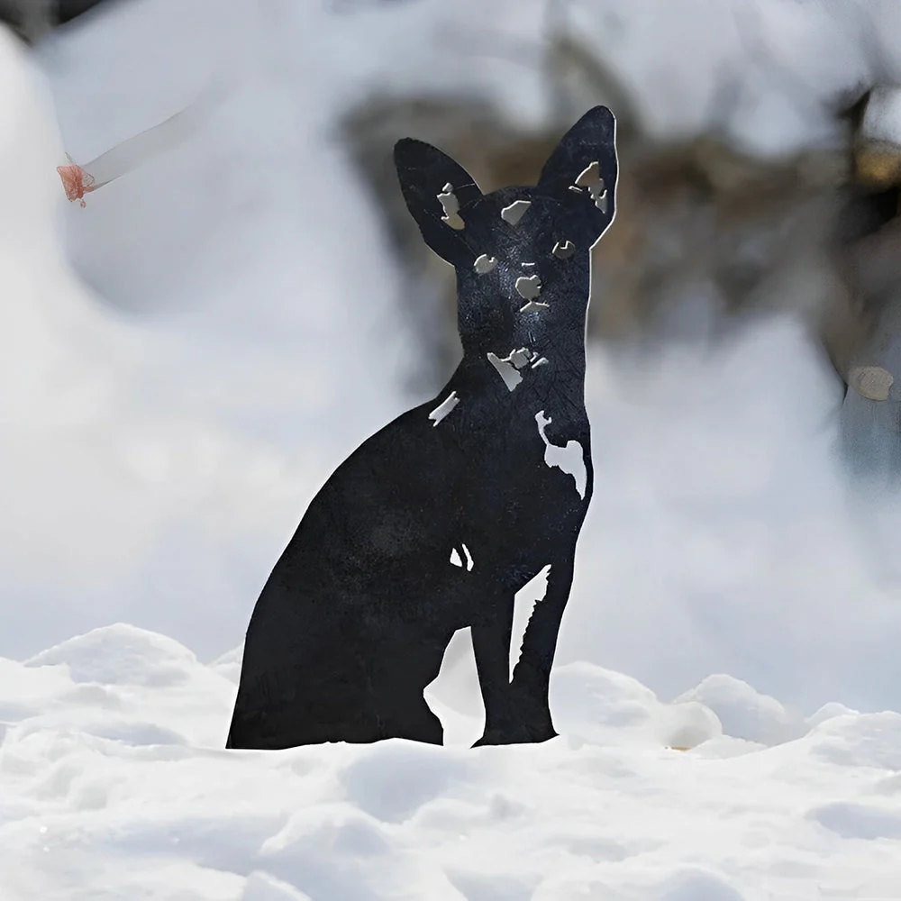 Chihuahua Silhouette en Métal - Image 5