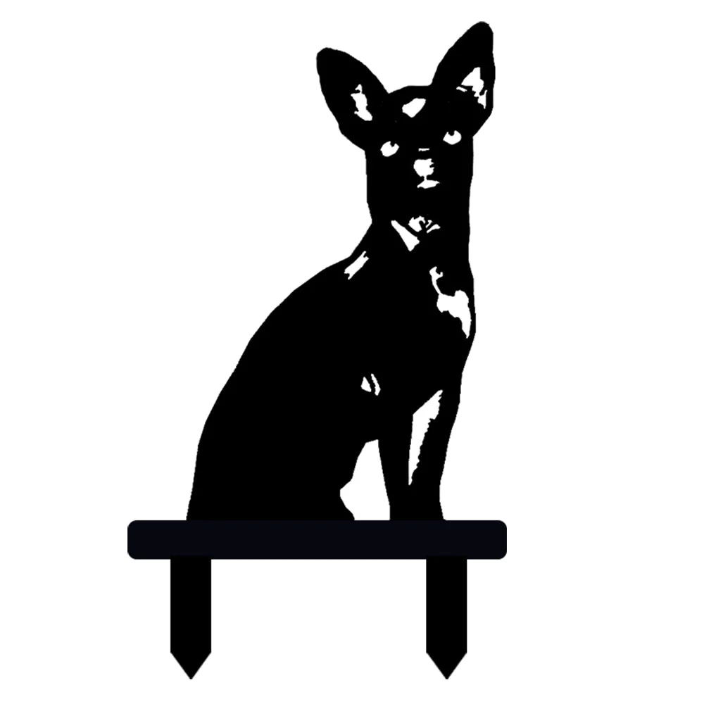 Chihuahua Silhouette en Métal - Image 8
