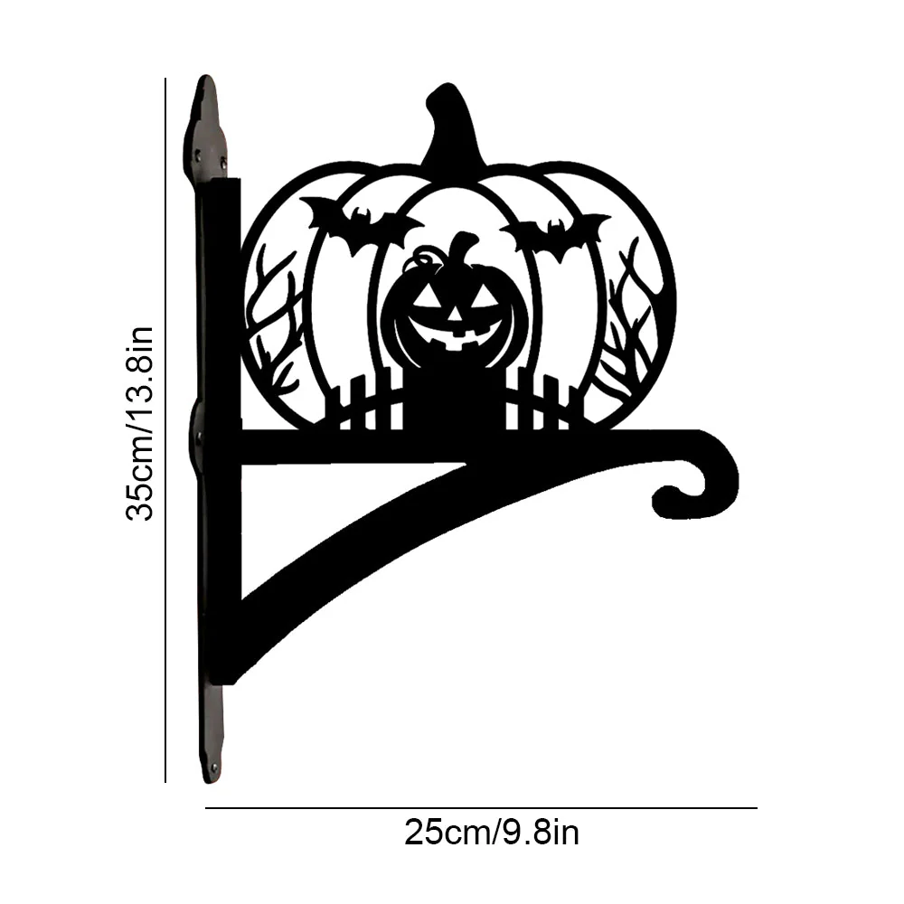Citrouille d'Halloween Support de Plantes à Suspendre Métallique - Image 10