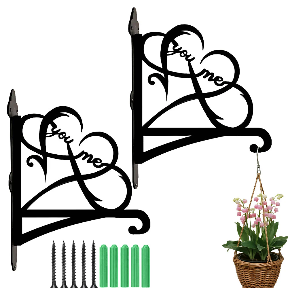 Cœur d'Amour Support de Plantes à Suspendre Métallique - Image 8