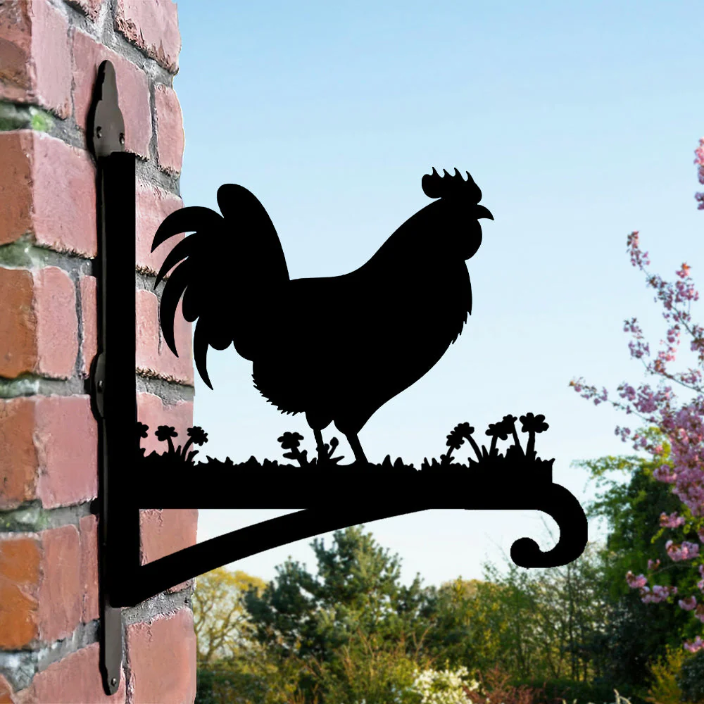 Coq Support de Plantes à Suspendre Métallique