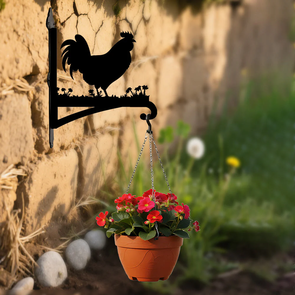 Coq Support de Plantes à Suspendre Métallique - Image 5