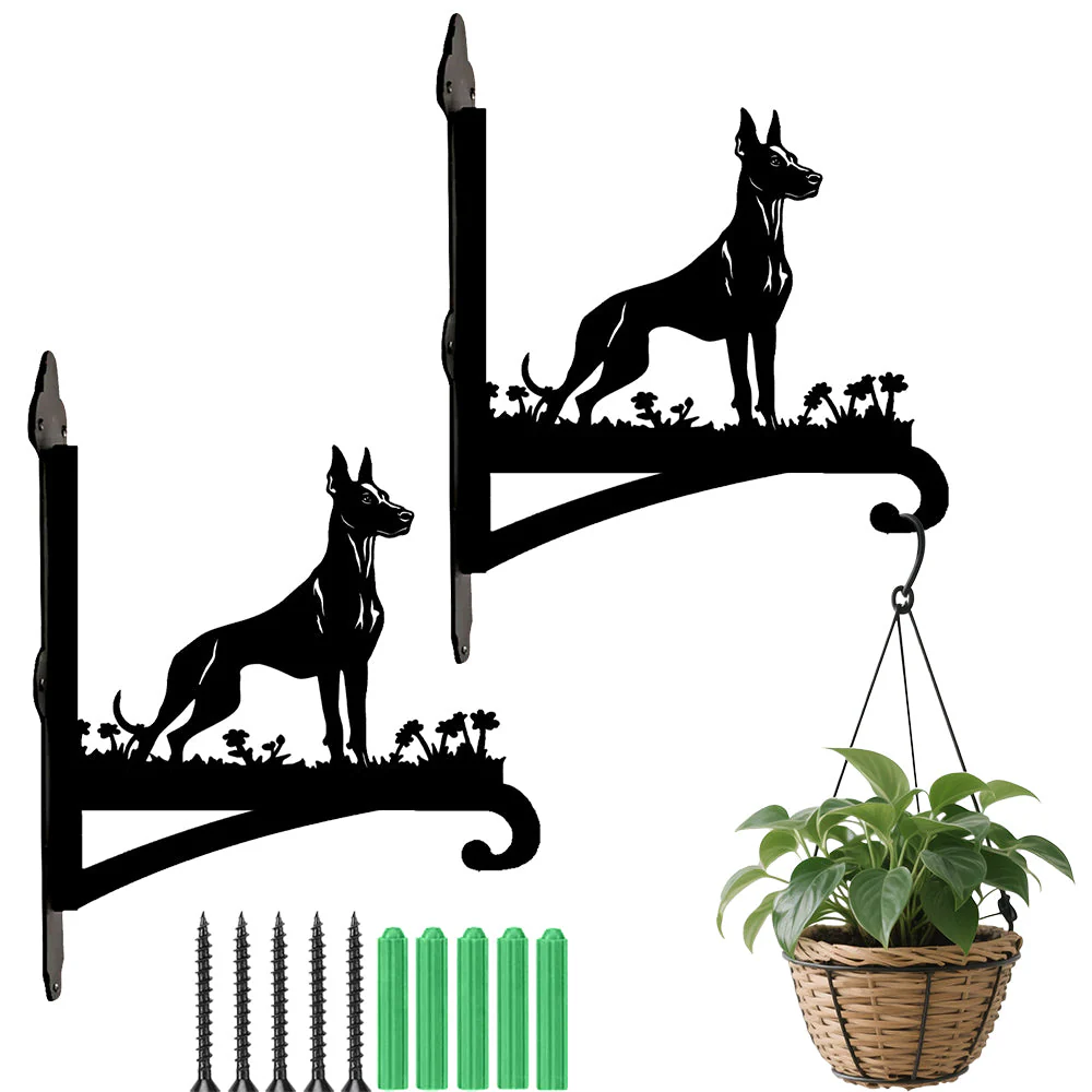 Dobermann Support de Plantes à Suspendre Métallique - Image 7