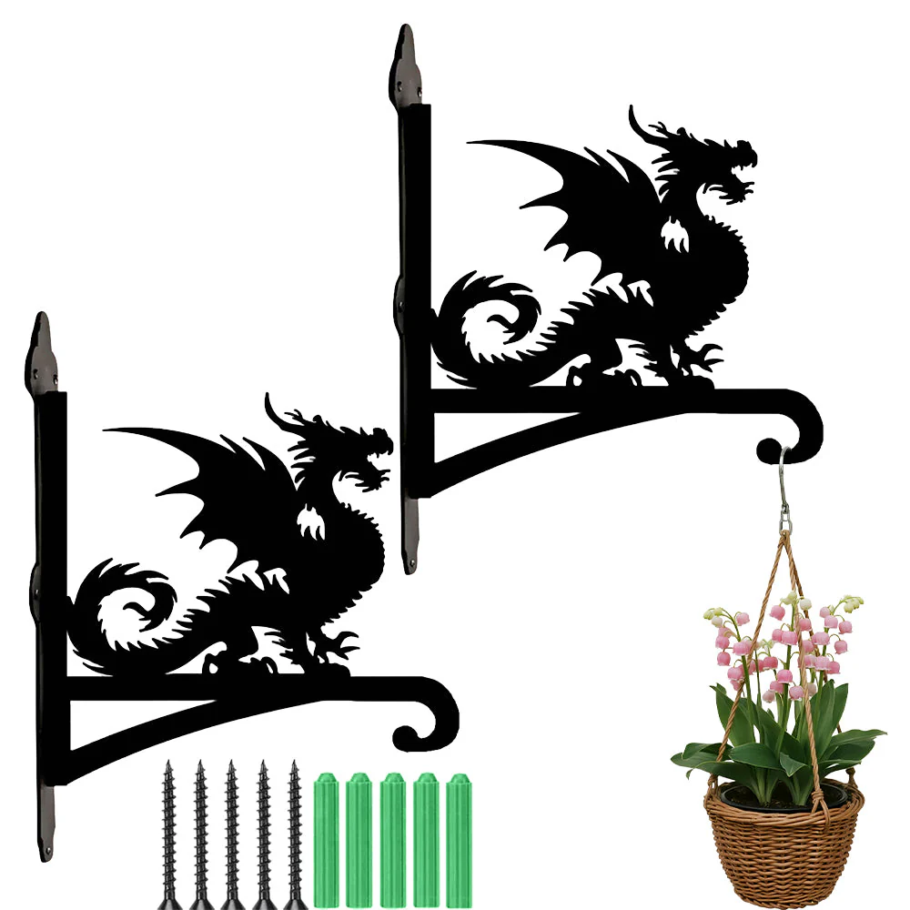 Dragon Tribal Support de Plantes à Suspendre Métallique - Image 5