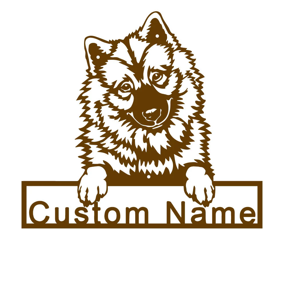 Eurasier Art en Métal Plaque de Nom en Métal Personnalisée - Image 5