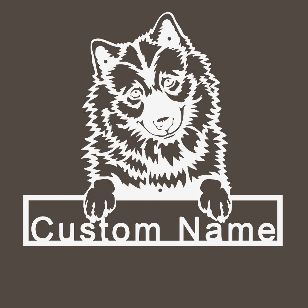 Eurasier Art en Métal Plaque de Nom en Métal Personnalisée - Image 7