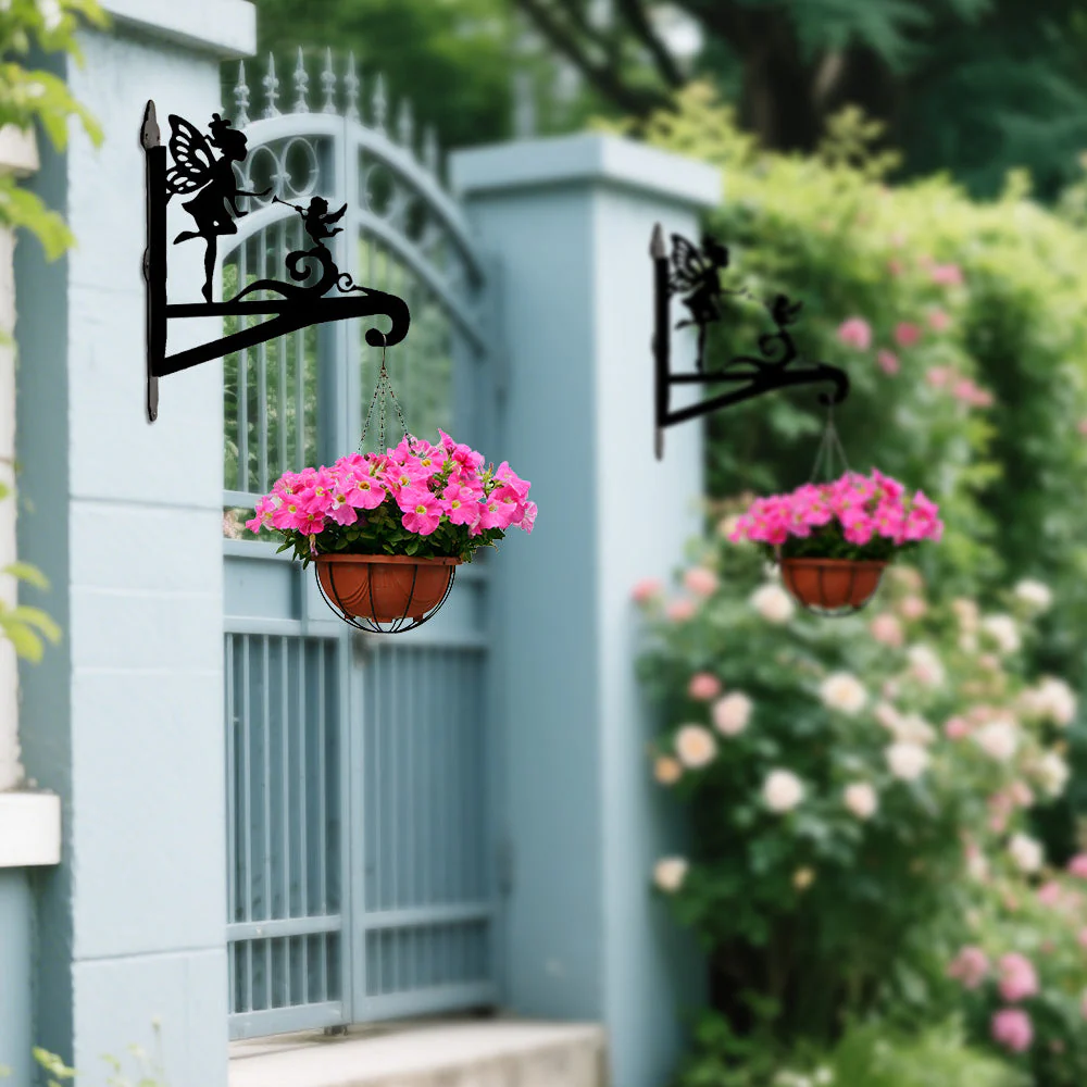 Fée des Fleurs Support de Plantes à Suspendre Métallique - Image 2