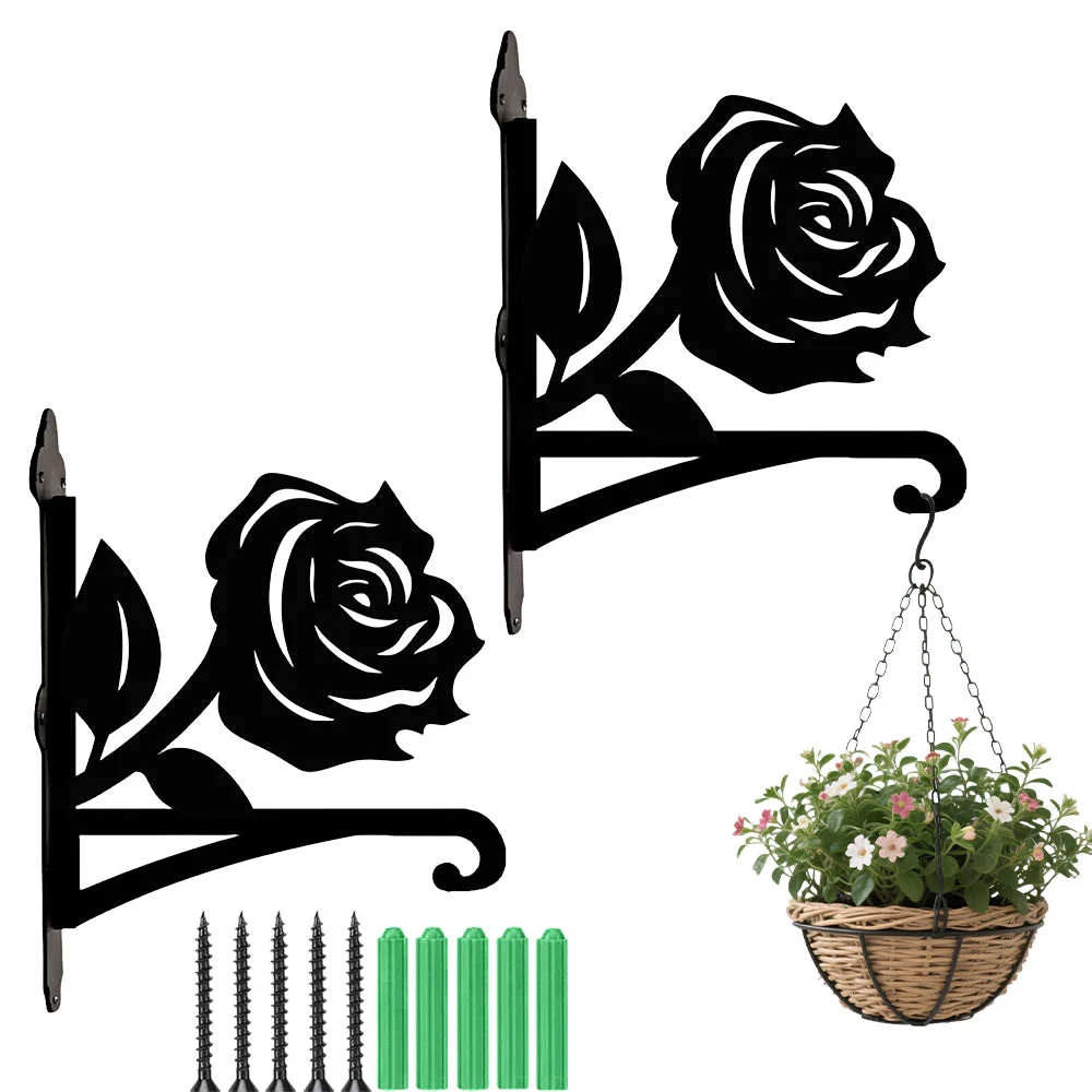 Fleur Support de Plantes à Suspendre Métallique - Image 8