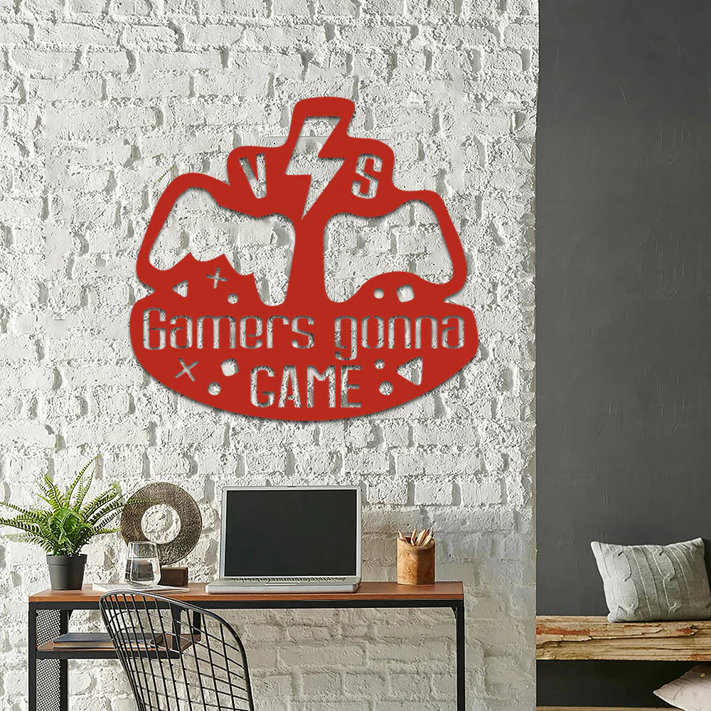 Gamer Plaque en Métal Décoratif Mural - Image 9