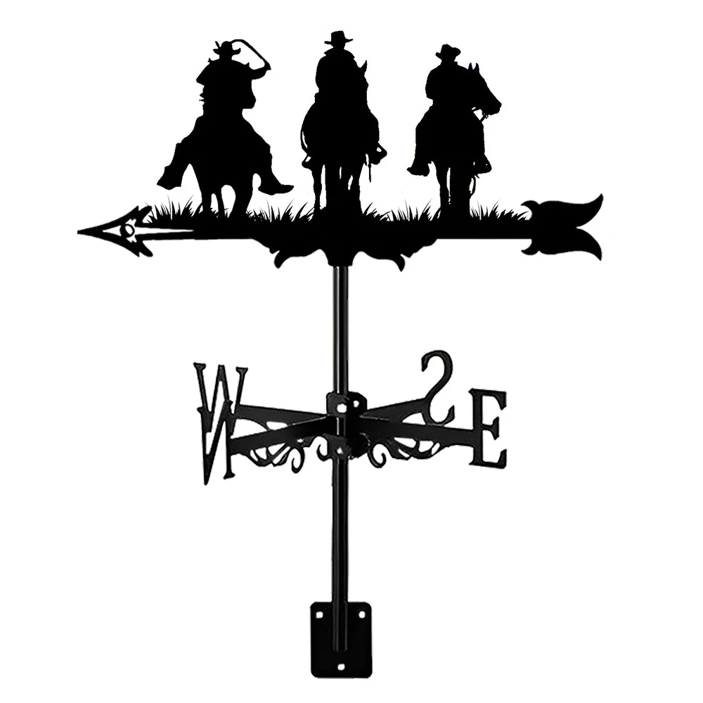 Girouette en Acier Inoxydable 3 Cowboys Western - Image 14