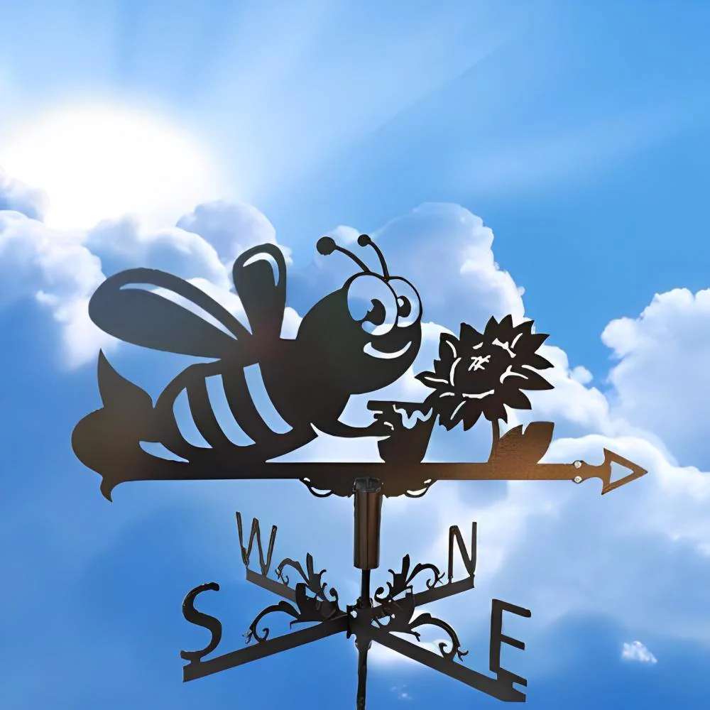 Girouette en Acier Inoxydable Abeille - Image 9
