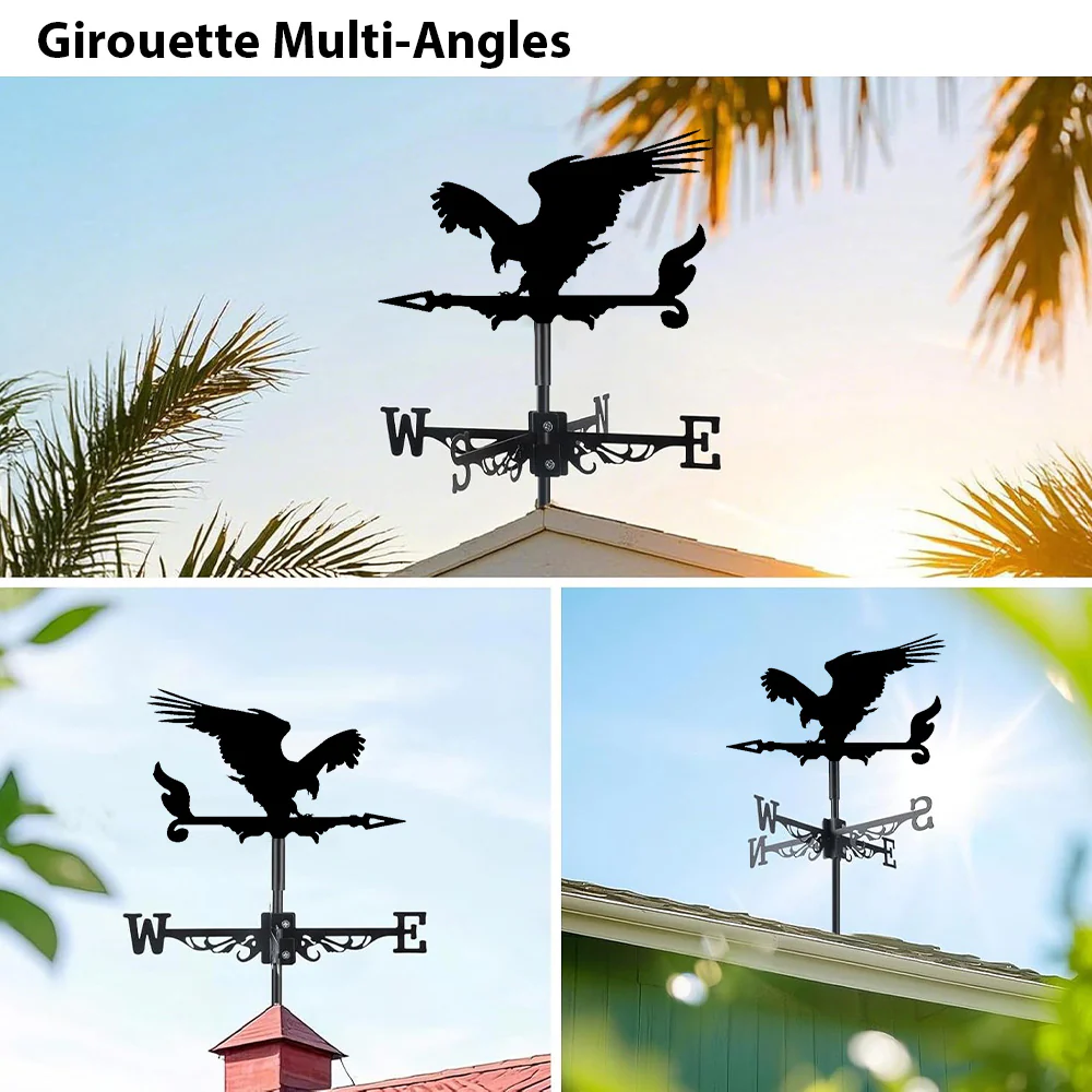 Girouette en Acier Inoxydable Aigle - Image 3
