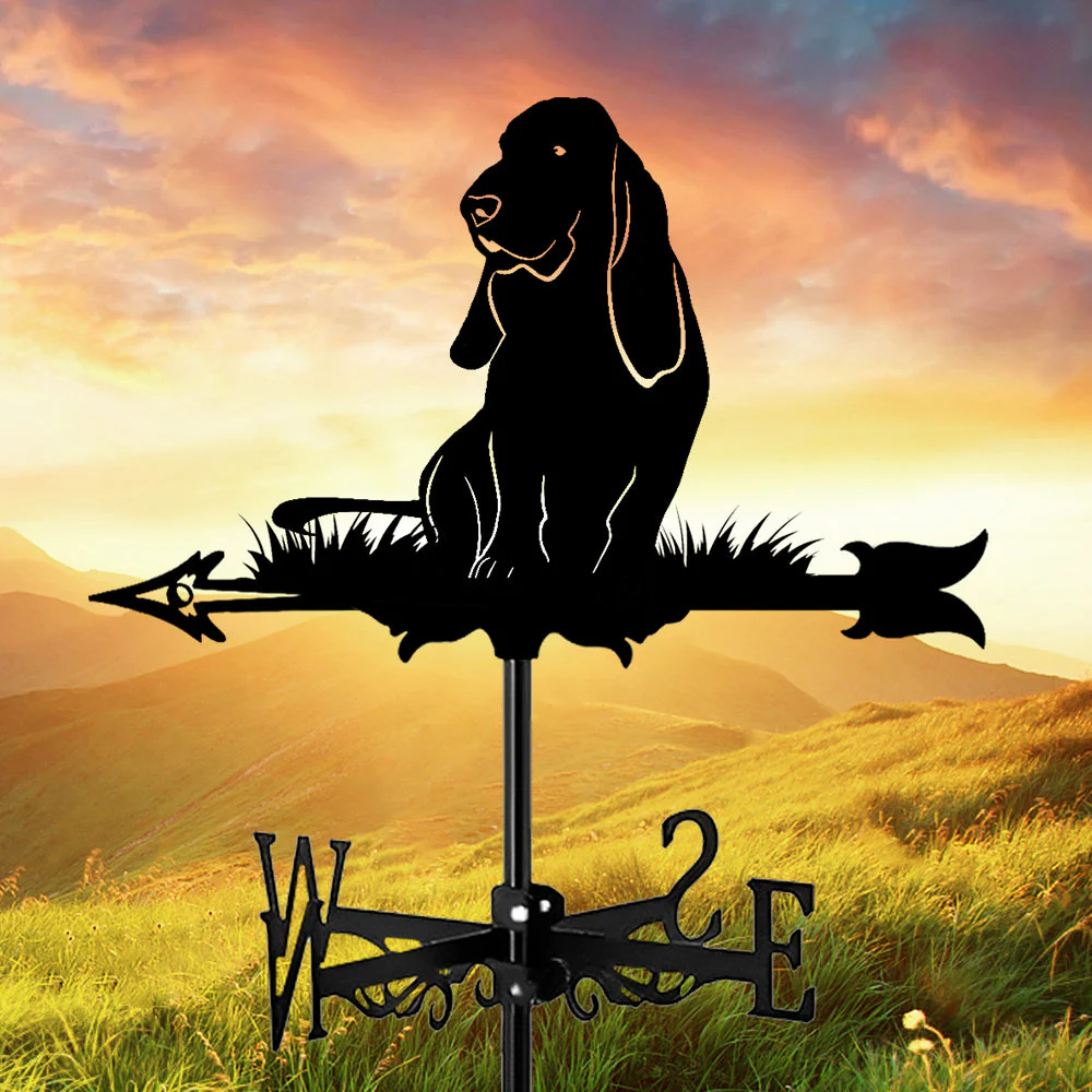 Girouette en Acier Inoxydable Basset Hound - Image 11