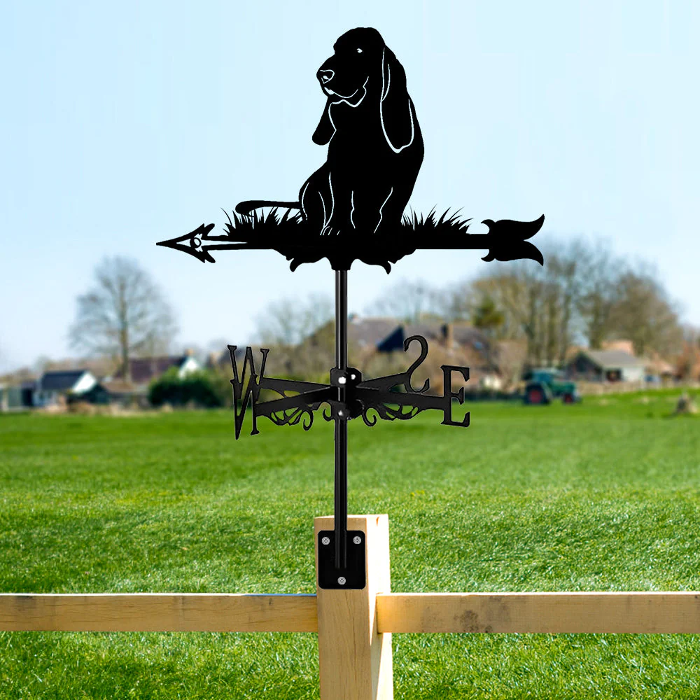 Girouette en Acier Inoxydable Basset Hound - Image 13