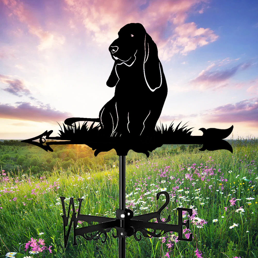 Girouette en Acier Inoxydable Basset Hound - Image 7