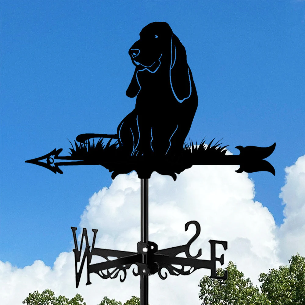 Girouette en Acier Inoxydable Basset Hound - Image 8