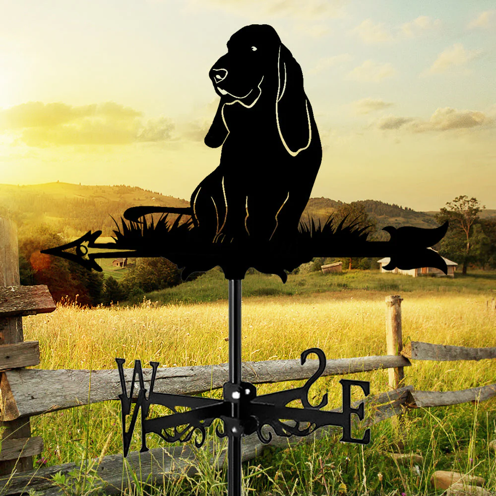 Girouette en Acier Inoxydable Basset Hound - Image 9