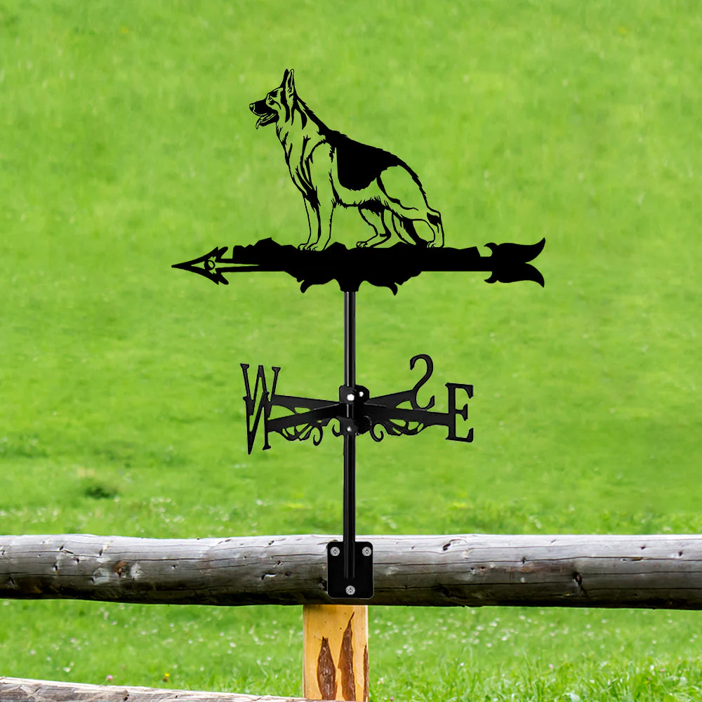 Girouette en Acier Inoxydable Berger Allemand - Image 11