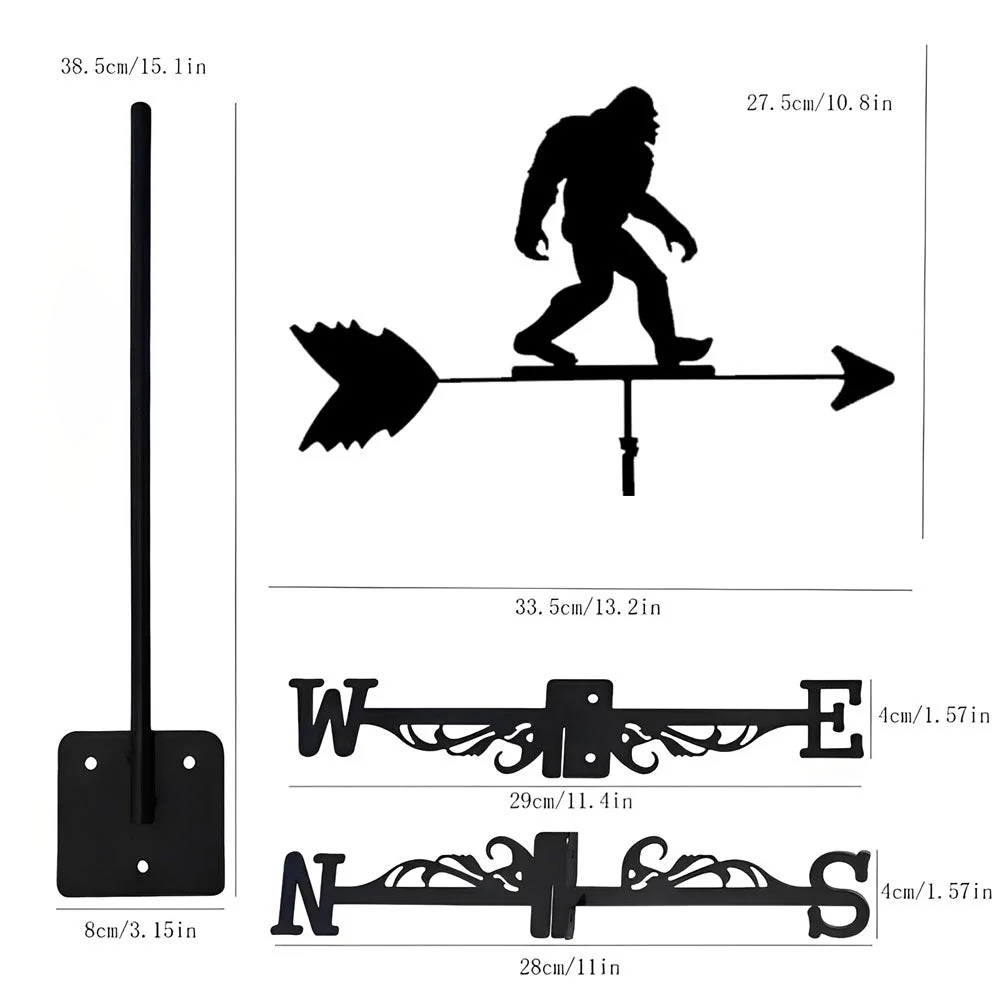 Girouette en Acier Inoxydable Bigfoot - Image 10