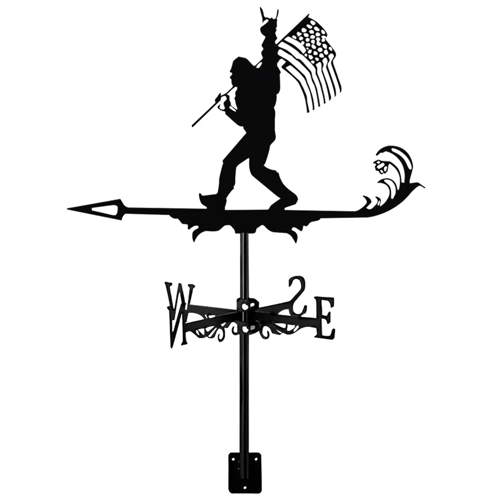 Girouette en Acier Inoxydable Bigfoot au Drapeau - Image 17