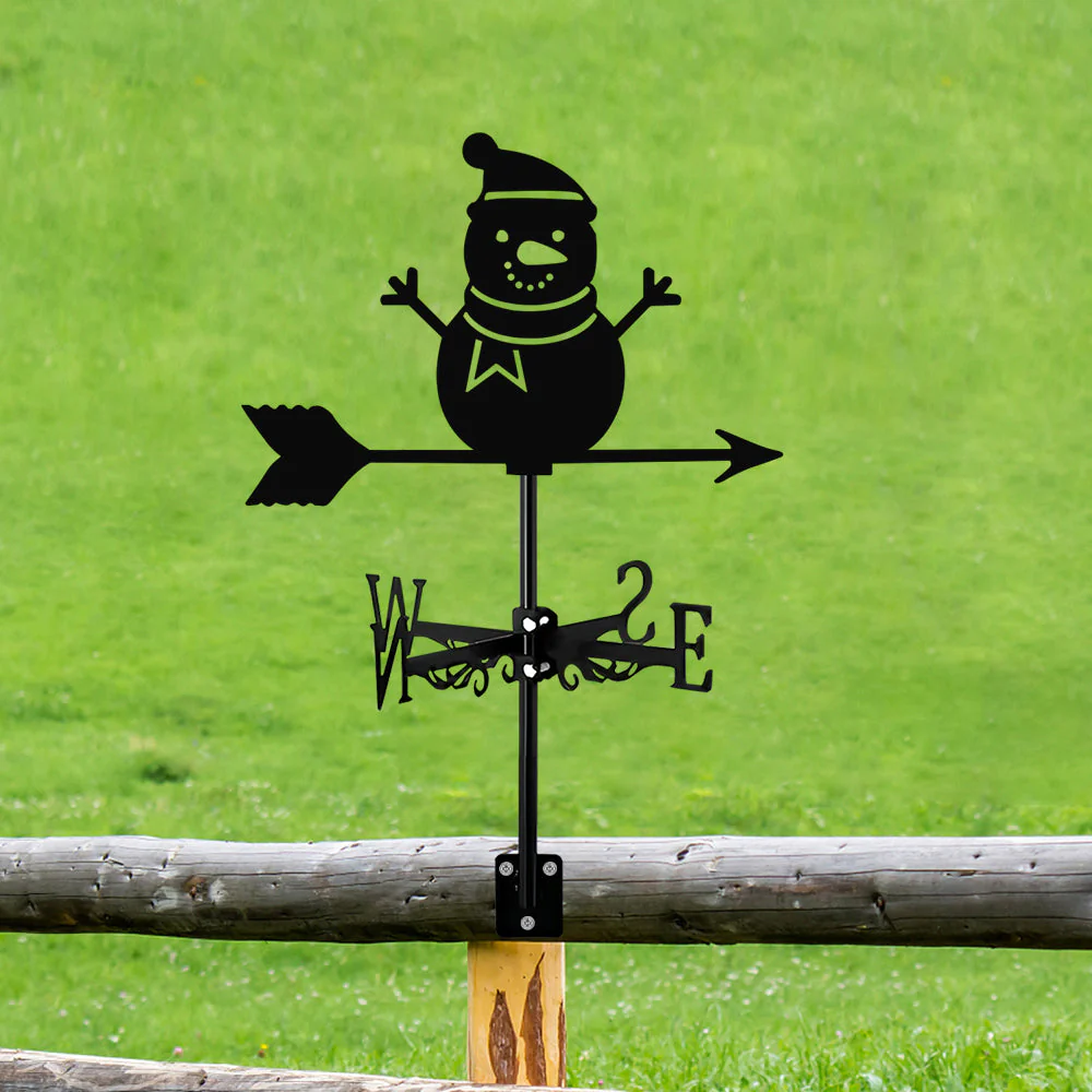Girouette en Acier Inoxydable Bonhomme de Neige Mignon - Image 10
