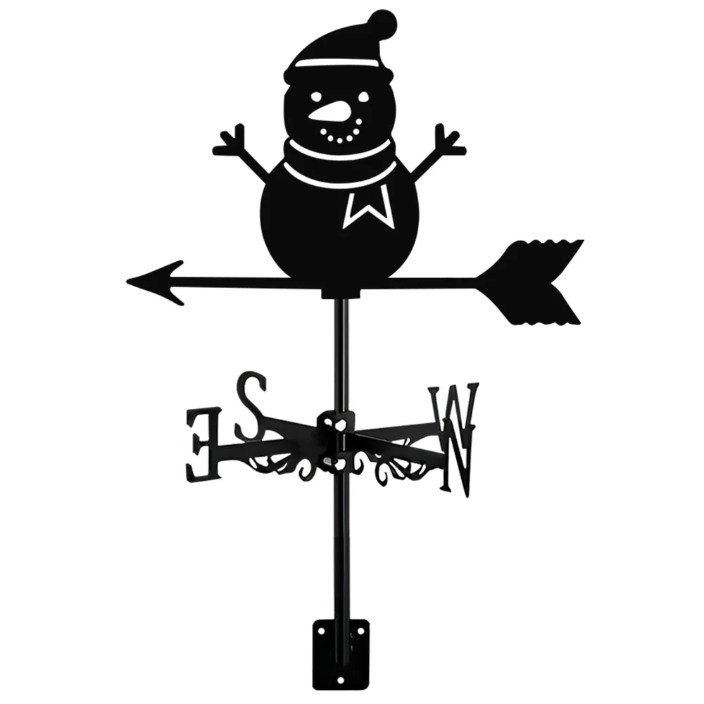 Girouette en Acier Inoxydable Bonhomme de Neige Mignon - Image 14