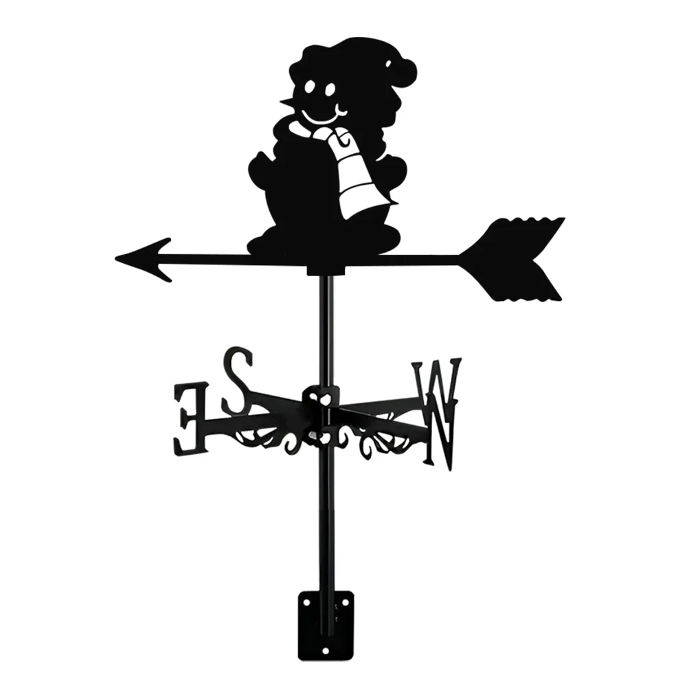 Girouette en Acier Inoxydable Bonhomme de Neige Mignon - Image 14